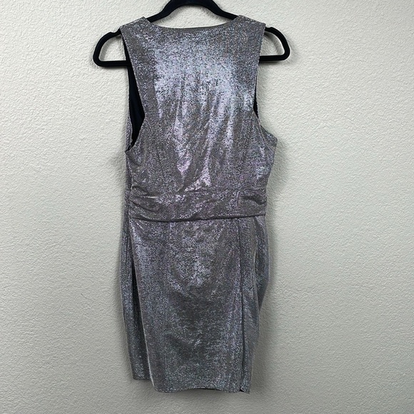 NWT Ramy Brook Evening Capsule Cocktail Dress in Rose Gold Plunge Neck Sz 8 - Picture 6 of 15